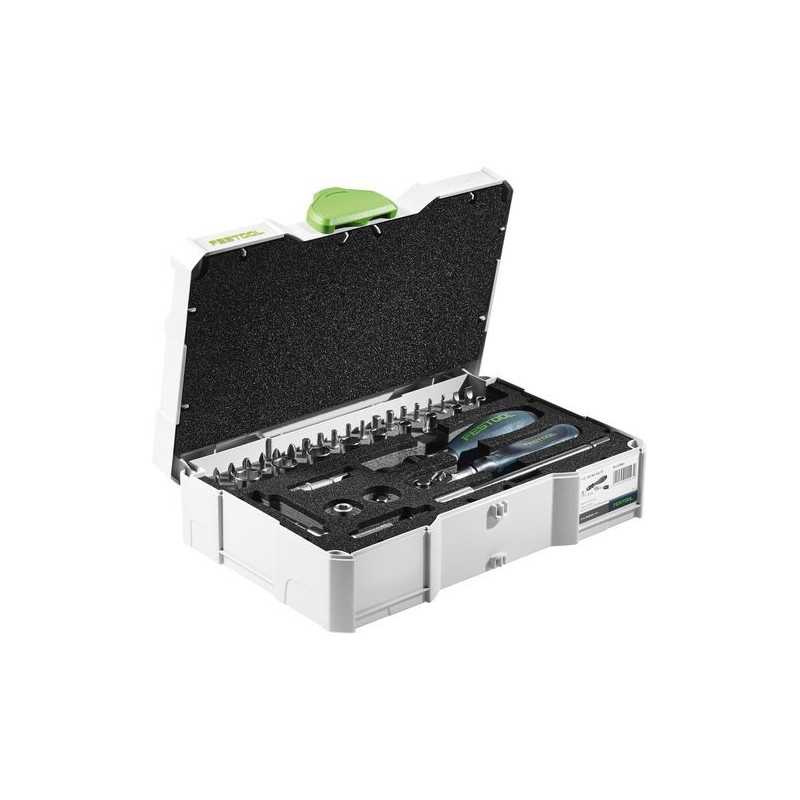 Systainer de clés à cliquets 1/4"-CE RA-Set 36 Festool