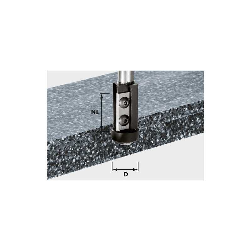 Fraise à affleurer à plaquettes réversibles HW S12 D21/30WM Festool