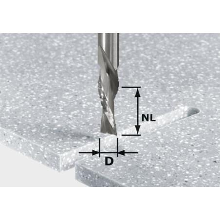 Fraise de dégrossissage/finition HW Spi D12/42 LD ss S12 Festool